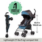 Lightweight Travel Stroller Compact Fold Multi-position Recline 5-point Harness