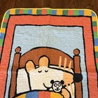 Vintage Ultra Rare Maisy   s Bedtime By Lucy Cousins Quilt Baby Blanket Size 44x33