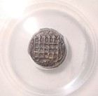 1590-1592 England Elizabeth I Hammered Silver Halfpenny Pcgs Vf35