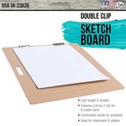 Us Art Supply   23 x26  Artist Field Sketch Tote Board Drawing Heavy-duty Clip