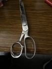 Vintage Canary Japan Pinking Shears All Metal Zig Zag Sewing Scissors Heavy Duty