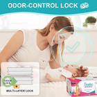 Refills Compatible With Dekor Plus Diaper Pail Refill Bags 4 Pack