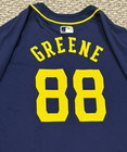 Greene Size 48  88 2024 Milwaukee Brewers  game Used  Jersey Road Navy Mlb  250
