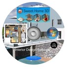 Sweet Home 3d Graphic Interior Design Cad Architect Software   For Windows On Cd