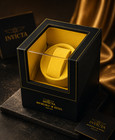 New Invicta 1-slot Automatic Watch Winder Black-yellow Box display Case Ipm546
