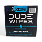 Dude Wipes Xl Flushable Wipes Mega Value Fragrance Free - 8 Packs   400 Count