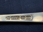 Magnus Aase Vintage Norwegian 830s Silver Spoons Set 6 Nm Openwork Demitasse 4 