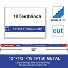 Hacksaw Replacement Blades Bi-metal  10 Pack  High Speed Steel Grounded Teeth