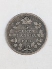1904 Canada Canadian 5 Cents King Edward Vii Silver Coin Actual Coin Vf Details