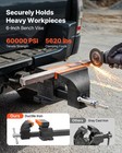 Vevor Truck Hitch Vise 6  Heavy Duty Ductile Iron Bench Vise With Anvil Jaw Pads