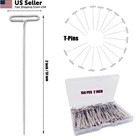 Yubty 150pcs T Pins 2 Inch T-pins  Sewing Wig Blocking 2 Inch -150pcs  Nickel