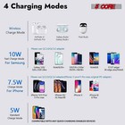 5 Core Wireless Charging Pad 15w Fast Qi Charger For Iphone Samsung Airpods