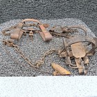 Antique Animal Traps Assorted Lot Of 3