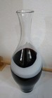 Vintage Murano Tall Art Glass Purple   White Bottle -beatiful Design No Chips
