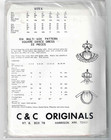 Square Dance Dress Pattern C   C Originals 104 Size 12 14 16 Uncut 1970 s Vtg