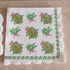 Vintage Christmas Napkins Paper Unused Bells Holly Dinner cocktail 55 Total 
