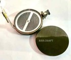 Brass Surveying Prismatic 4  Compass For Basic Survey   Ranging W  Fold Tripod