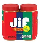 Jif Creamy Peanut Butter Twin-pack  80-ounce Free Ship