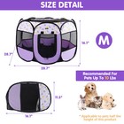Portable Pet Dog Playpen Foldable Cat Exercise Kennel Crate Tent W carrying Case