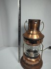 Vintage Anchor Ship Lantern Boat Light Copper Lamp Underwriters Laboratories 