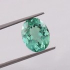 15 95 Ct Natural Green Ceylon Parti Sapphire Loose Oval Cut Gemstone