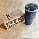 Nib Bigfoot Sasquatch Rtic 30 Oz Tumbler Freedom Blue W flags Brazil Usa Mexico