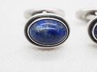 Georg Jensen Sterling Silver 925 Cufflinks With Lapis Lazuli  44b Denmark