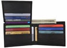 Mens Genuine Cowhide Leather Credit id Card Holder Bifold Wallet Slim Purse Gift