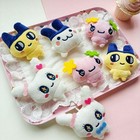 Cartoon Tamagotchi Anime Plush Pendant Creative Doll Keychain Decoration Gifts_w