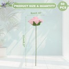 50pcs 3 15 Inch Fake Roses With Stems Artificial Flowers Wedding Decor  Pink
