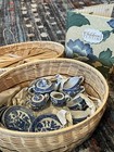 Vintage Blue Willow Child Tea Set Japan