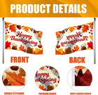 Thanksgiving Flag 3x5 Ft - Double Stitched Fall Banner With Grommets  Autumn Lea
