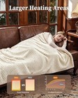 2026 Electric Blanket With 10 Heat Settings Auto-off Full Size 72  X 84  Beige