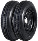 Set Of 2 Trailer Tire And Rim 4 80-12 480-12 480x12 6pr Load Range C 5 Lug On 4 