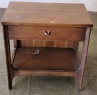 Vintage Broyhill Brasilia Nightstand Table     Mid-century Classic     Vgc     Walnut