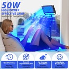 50w Tanning Lamp With Tripod  48pcs Blue Light Uv Solarium Lamp For Body Tanning