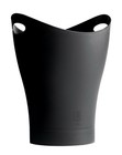 Umbra Small 2 Gal Black Matte Plastic Wastebasket Trash Can W  Handles