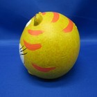 Vintage Yellow Lion Coin Bank Made In Japan With Plug