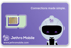  4 60 mo Jethro Mobile Prepaid Phone Plan  500mb Data  500 Talk   Text Sim Card