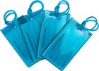4 Pack Luggage Tags For Suitcases  Flexible Silicone Travel Id Identification   