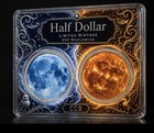 Sun And Moon  Enduring Liberty Half Dual Slab  500 Mintage