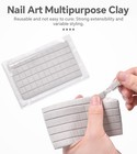 132pcs Reusable Nail Art Clay Removable Adhesive Sticky Tack Clay Non-toxic