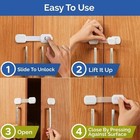 Baby Kids Safety Lock Drawer Cupboard Cabinet Fridge Door Child Proof