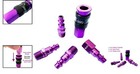 5-piece Universal Air Coupler And Plug Set     Corrosion-resistant  Purple Finish