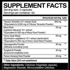 Tribulus Terrestris Extract 800mg 30 To 120 Capsules Vegan Male Energy Booster