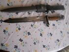 Mexican Model 1910 Mauser Rifle Bayonet W Scabbard   Leather Frog Simson   Co
