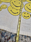 Vintage 70 s 80 s Smiley Face Bath Beach Towel 51 x28  Thin Retro Pop Art Happy
