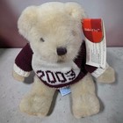 Vintage Russ Berrie Halls Of Ivy Varsity Bear Y2k 2003 Plush Stuffed Animal Nwt