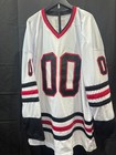 Chevy Chase    griswold     00 White Hockey Jersey     Beckett Authenticated