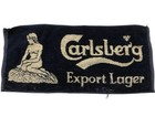 Vintage Carlsberg Export Lager Beer Towel Pub Bar